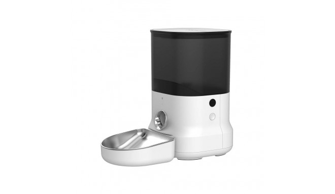 Automatic Pet Feeder with metal bowl Dogness (white)