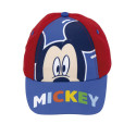 Bērnu cepure ar nagu Mickey Mouse Happy smiles Zils Sarkans (48-51 cm)
