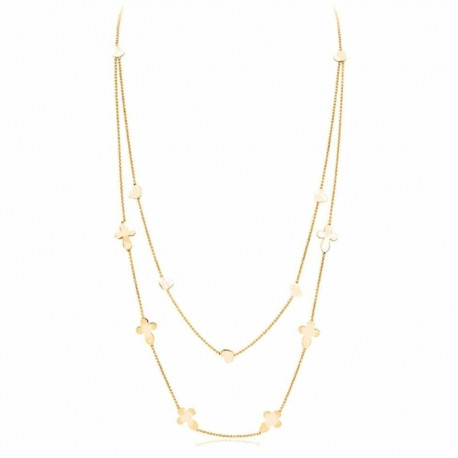 Ladies' Necklace Amen CROCI CUORI DOPPIA