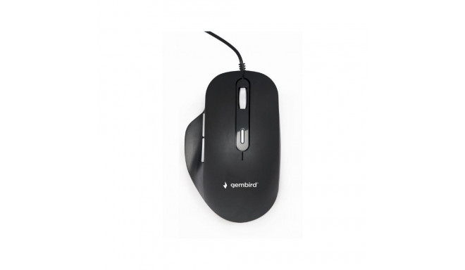 Gembird MOUSE USB OPTICAL/BLACK MUS-6B-02