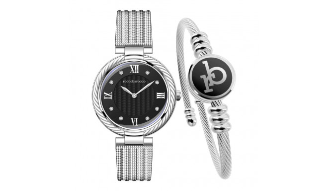 Roccobarocco RB.4469S-01M Ladies Watch and Bangle Set