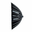 SMDV Speedbox Mega 140 Softbox 140cm Zilver Bowens Mount
