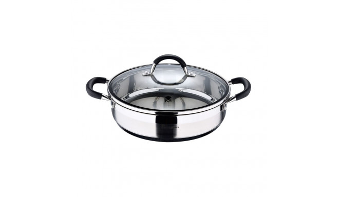 Casserole with lid Masterpro Stainless steel AISI 304 (3,8 L) 28 x 7 cm