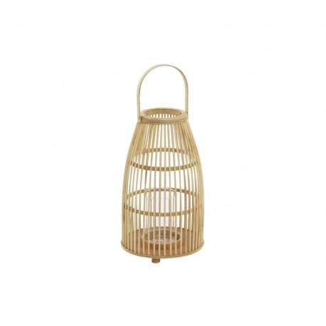 Svijećnjak DKD Home Decor Kristall Bambus (25 x 25 x 56 cm)