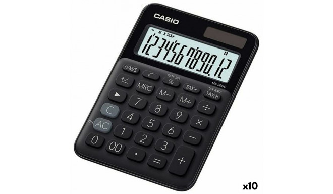 Калькулятор Casio MS-20UC 2,3 x 10,5 x 14,95 cm Чёрный (10 штук)