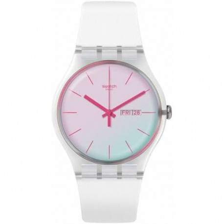 Ladies' Watch Swatch POLAWHITE (Ø 41 mm)