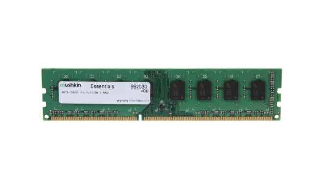 Mushkin RAM DDR3 4GB 1600-111 Essent LV