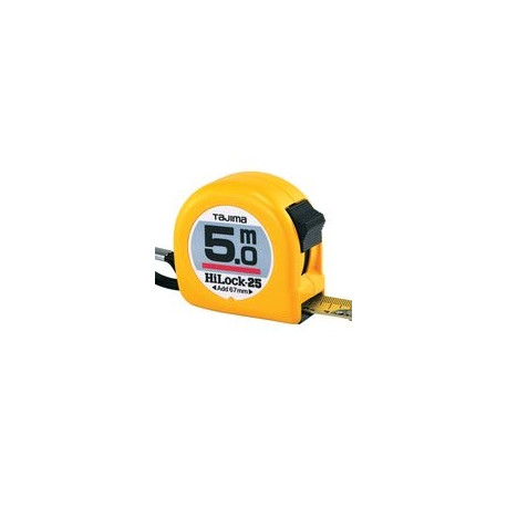 Tajima HI LOCK pocket tape 10mx25mm, yellow