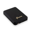 Guess 15W Kiire 5000mAh 1x USB-C Power Bank koos MagSafe Metallist Ssript Logoga Must