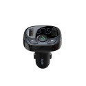 Baseus S09-A Bluetooth FM / MP3 Transmitter Car Charger 2x USB 3.4A + Micro SD Black