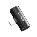 Baseus CAL46-01 T-Shape Dual Lightning Cable Audio Converter to Lightning Headset Plug + Lightning C
