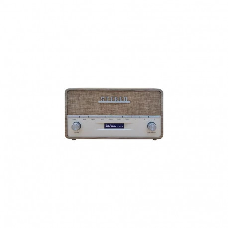 Denver DAB-36LW kaasaskantav digitaalne raadio pruun, valge