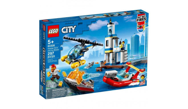 LEGO CITY 60308 SEASIDE POLICE AND FIRE MISSION