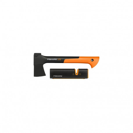 Fiskars kirve ja teritaja komplekt X7 - XS + Xsharp