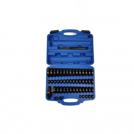 Laagrihülsside ja pukside pressimise adapterid 52el. 18-74mm, hõbedane