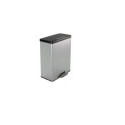 CURVER PEDAL WASTE BIN 65L /IML METALLIZED