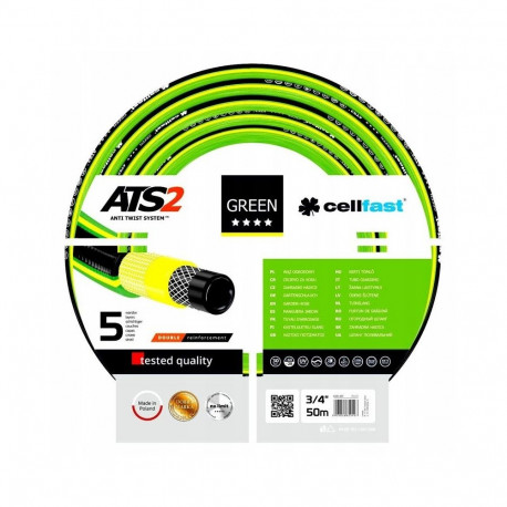 Cellfast 15-121 roheline ATS2™ 3/4" 50m aiavoolik