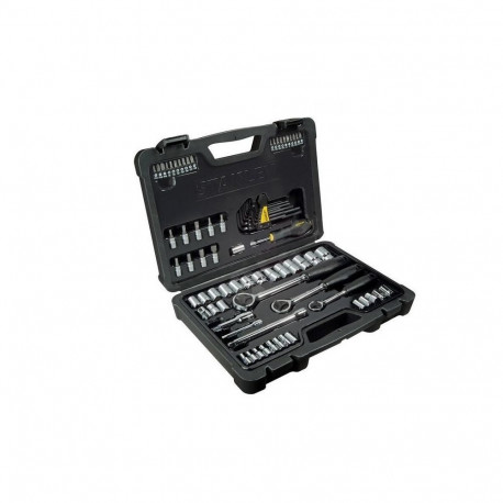 Stanley 80 Part-Size Socket Set 1/4, 3/8, 1/2"