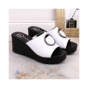 Filippo leather wedge sandals W DK4610 white (40)