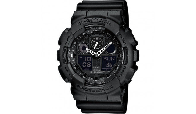Meeste Kell Casio G-Shock GA-100-1A1ER Must