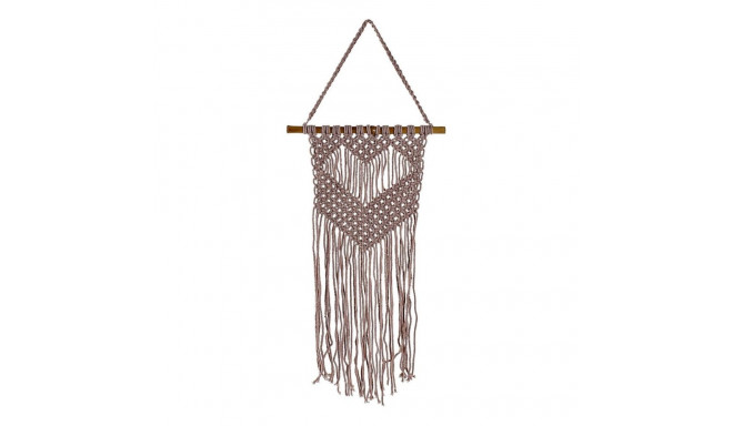 Rippkaunistus DKD Home Decor Lilla Helepruun Bambus