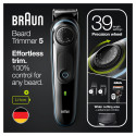Braun BeardTrimmer 5 BT5340 AC/Battery 39 2 cm Black, Blue