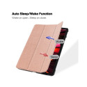 iLike Tri-Fold Eco-Leather Stand Case Samsung Galaxy Tab S9 FE X510 Wi-Fi / X516B 5G Rose Gold