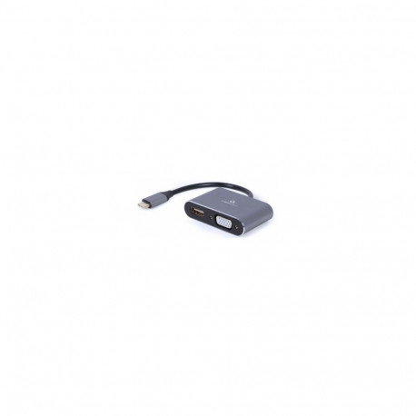 GEMBIRD kuvariadapter USB Type-C HDMI ja VGA