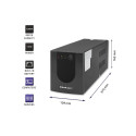 Qoltec 53775 Uninterruptible power supply Line Interactive | Monolith | 1200VA | 720W