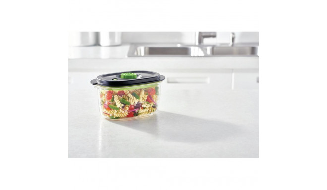 FoodSaver FFC022X food storage container Oval Box 1.2 L Black, Transparent 1 pc(s)