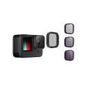 Telesin filtrikomplekt ND 8/16/32 GoPro Hero 9/Hero 10/Hero 11/Hero 12 (GP-FLT-902)