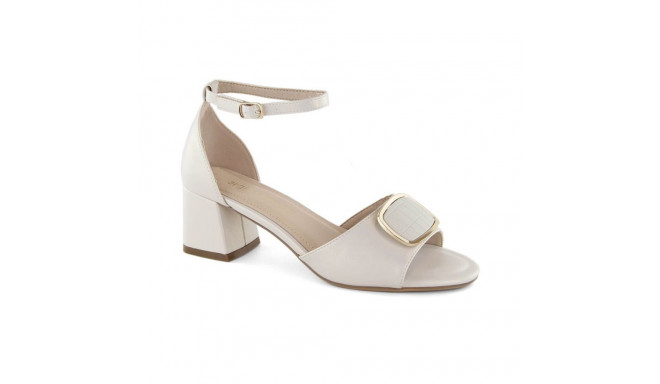 Sergio Leone W SK444B pearl formal sandals on a high heel (36)