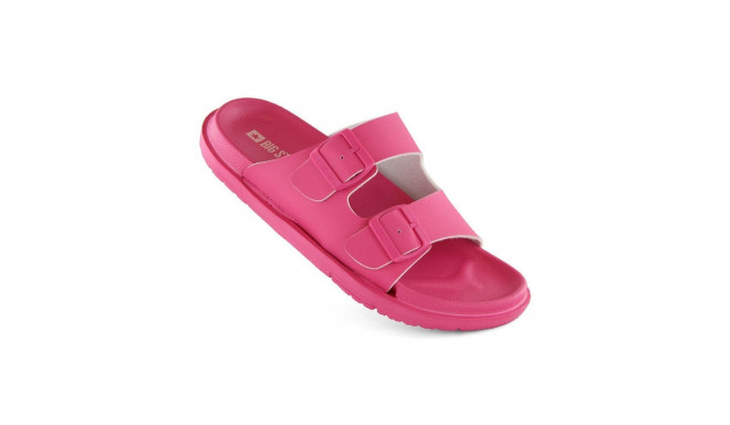 Big Star W INT2004E Fuchsia Foam Slides with Buckles (36)