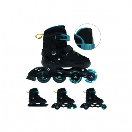 Spokey Quattro 4IN1 inline skates SPK-943434 size 38-41 BK/DBL (38-41)