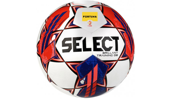 Piłka nożna Select Derbystar Brillant Training DB v23 biało-czerwono-niebieska 18180 4