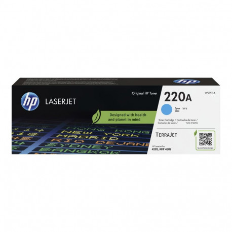 HP 220A tsüaan originaal LaserJet toonerikassett