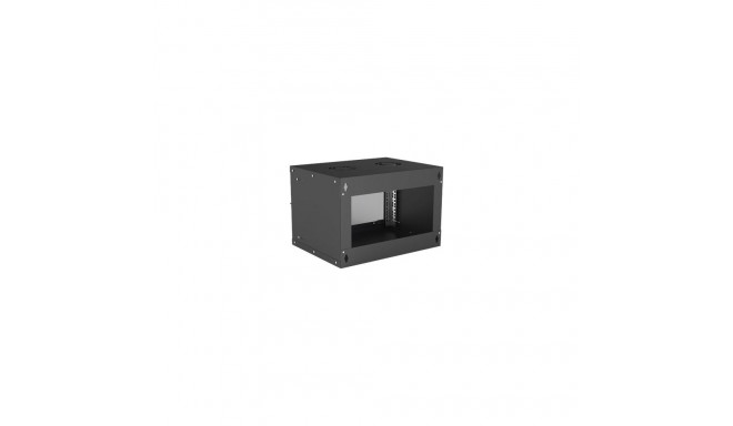 INTELLINET 19inch Wallmount Cabinet 6U Flatpack 353 x 540 x 400 Flatpack black IP20-Rated Housing