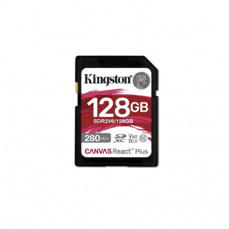 128GB React Plus 280/100/MB/s U3 V60 SD-mälukaart