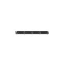 Cable organizer for 19-inch 1U Type B cabinets, AK-1203-B black