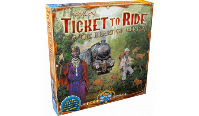 Days of Wonder board game Ticket To Ride Map Collection The Heart of Africa
