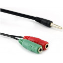 Sbox cable 3.5mm (M) - 2x 3.5mm (F) 0.2m