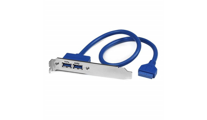 USB-кабель Startech USB3SPLATE           IDC Синий