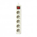 Power Socket - 5 sockets with Switch Silver Electronics - 1,5 m