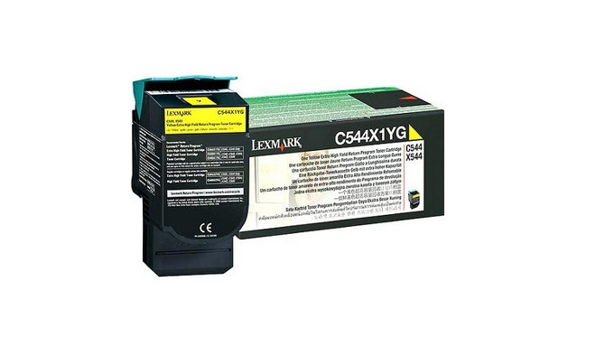 Tooner Lexmark C544X1YG Kollane