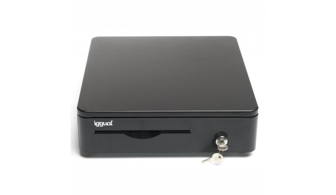 Cash Register Drawer iggual IRON-10R Black