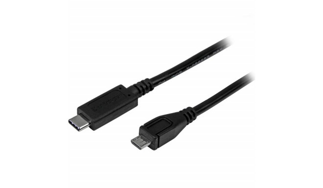 USB C to Micro USB 2.0 Adapter Startech USB2CUB1M USB C Black 1 m