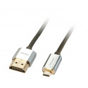 HDMI-Mikro-HDMI Kaabel LINDY 41681 Must 1 m