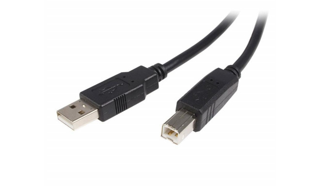 USB A uz USB B Kabelis Startech USB2HAB1M            Melns