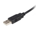 Кабель USB A — USB B Startech USB2HAB1M            Чёрный