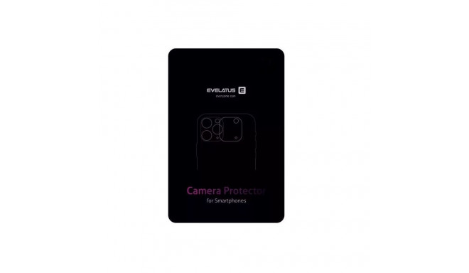 Evelatus Apple iPhone 14 Pro / 14 Pro Max Full Camera Lens Protector Armor Silver